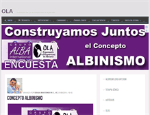Tablet Screenshot of albinismo.org